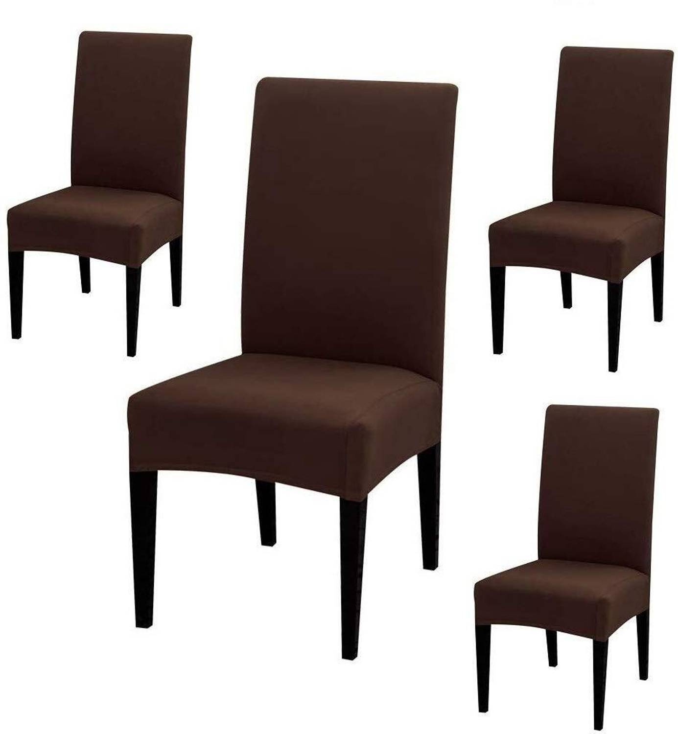 Pinkleaf Polyester 4 Seater Chair Plain Cover