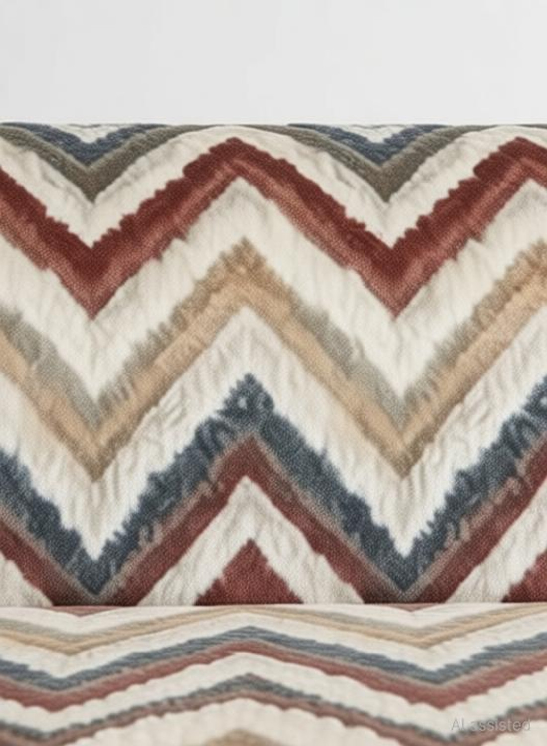 Image of MSC Velvet 3 Seater Sofa Abstract Cover