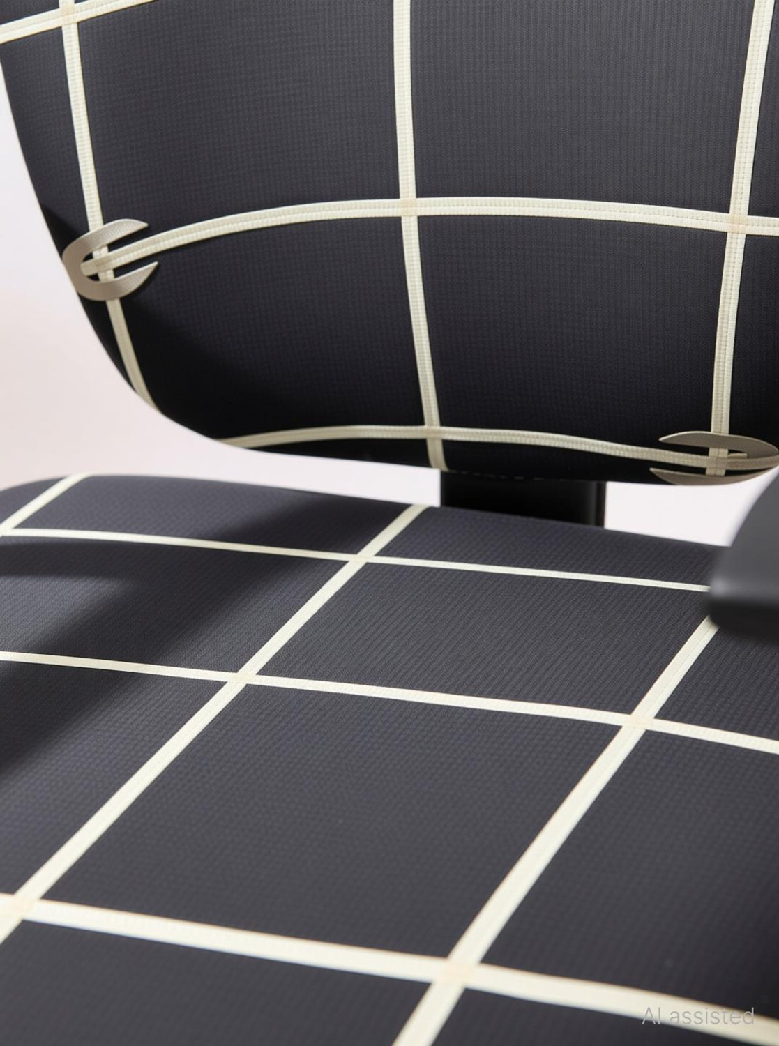 Image of Cortina Polyester 1 Seater Chair Striped Cover