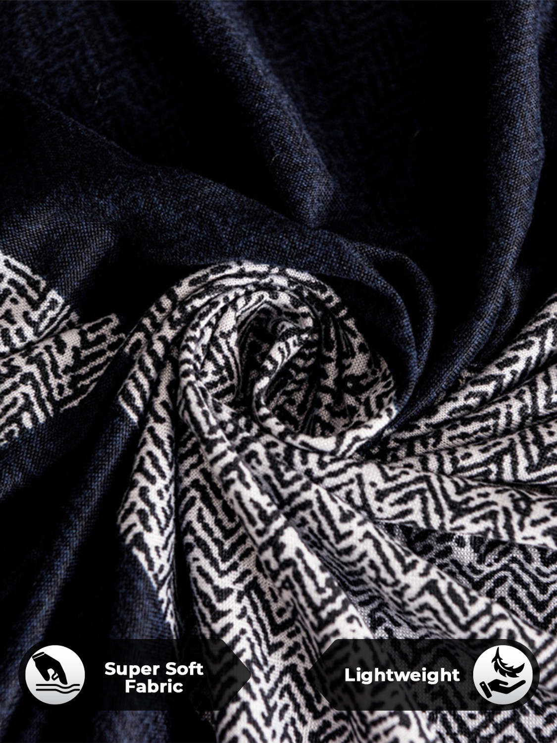 Image of Story@home Polyester 3 Seater Sofa Abstract Cover