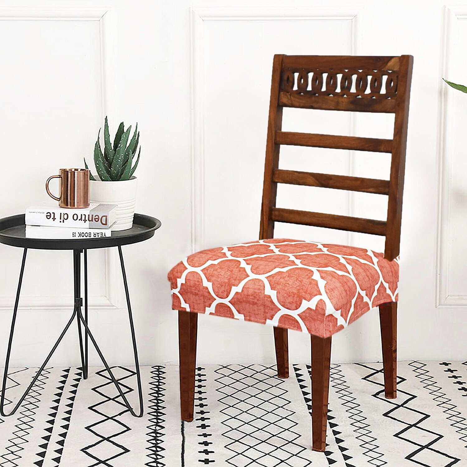 Image of ohello Polycotton 4 Seater Chair Printed Cover