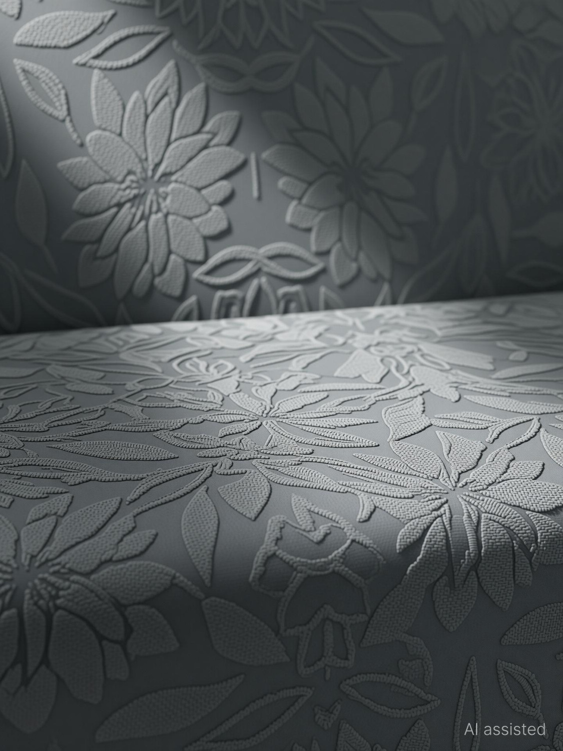 Image of Magical Jacquard 4 Seater Sofa Floral Cover