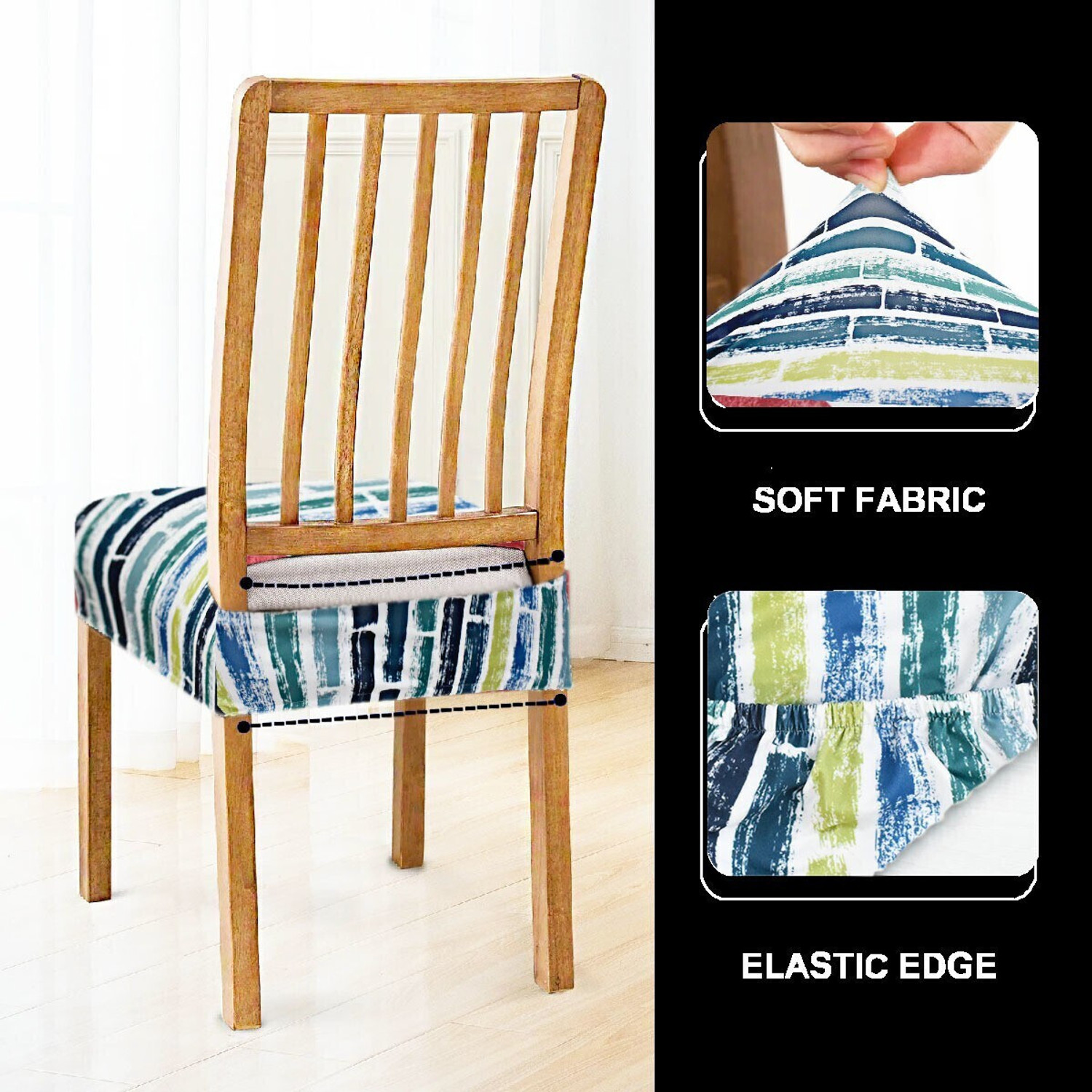 Image of ohello Polycotton 4 Seater Chair Printed Cover