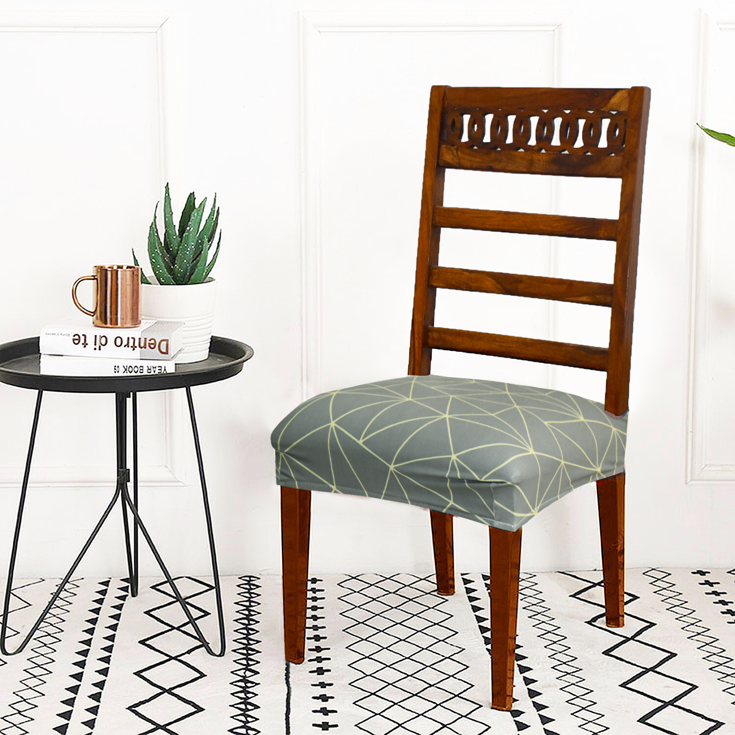 Image of ohello Polycotton 6 Seater Chair Printed Cover