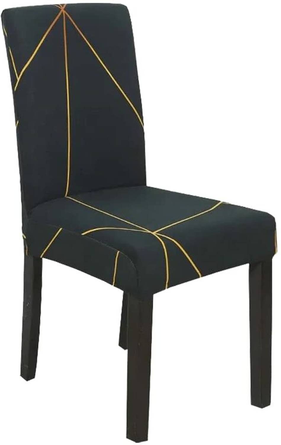 Shringoori Creations Polycotton 1 Seater Chair Geometric Cover