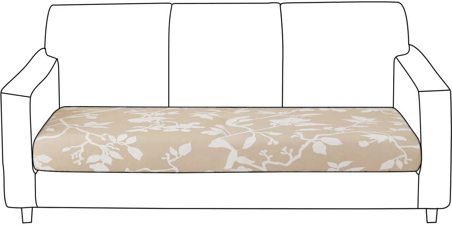 Image of HOKiPO Polyester 3 Seater Sofa Floral Cover