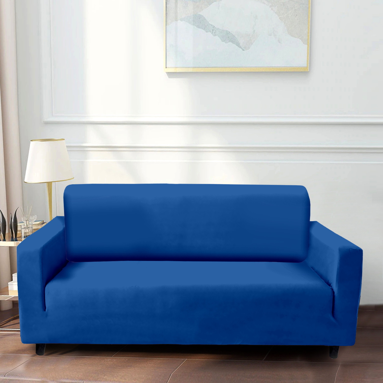 Image of Cortina Polyester 3 Seater Sofa Plain Cover