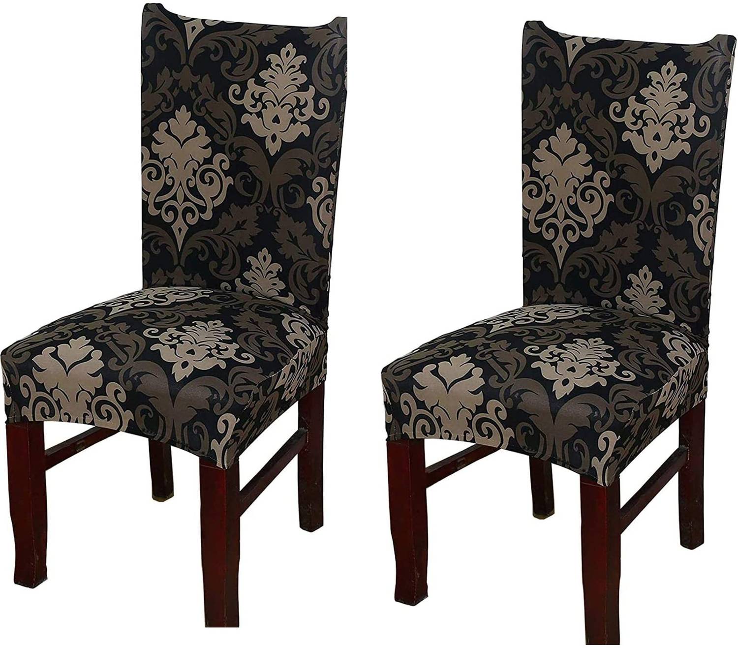 HOUSE OF QUIRK Polyester 2 Seater Chair Floral Cover