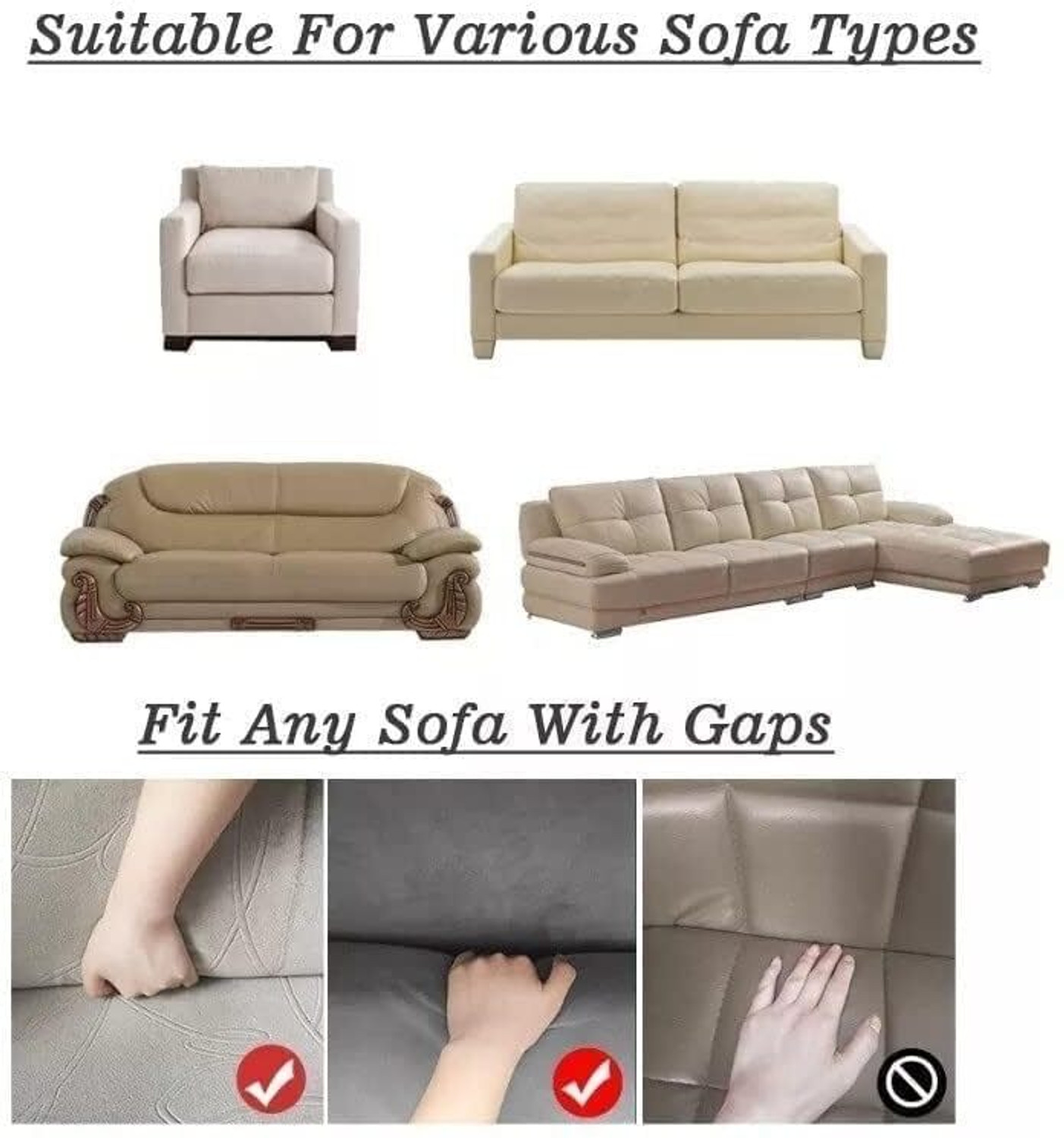 Image of Gifts Island Polyester 3+3 Seater L-Shape Sofa Abstract Cover