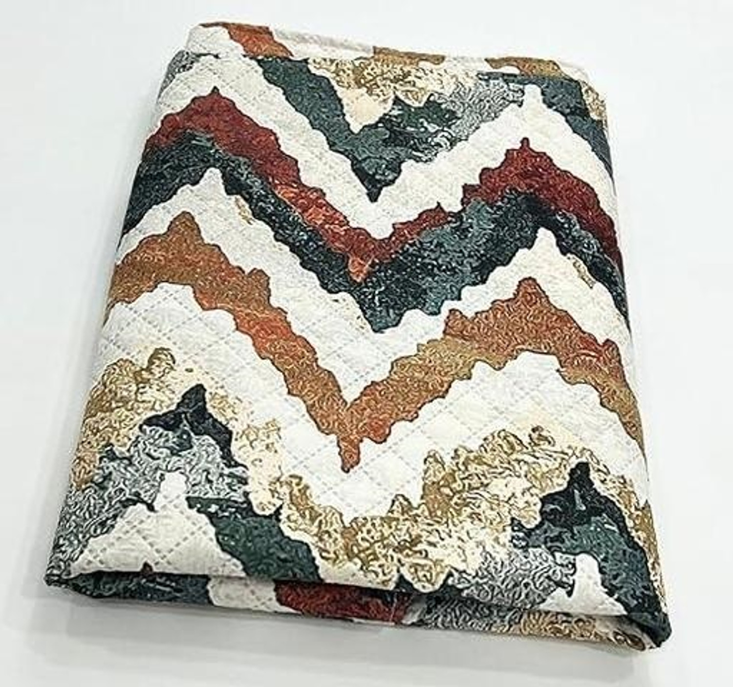 Image of MSC Velvet 3 Seater Sofa Abstract Cover