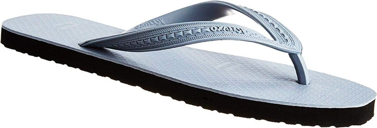 Image of Relaxo Men Flip Flops (Grey, Black, 6)