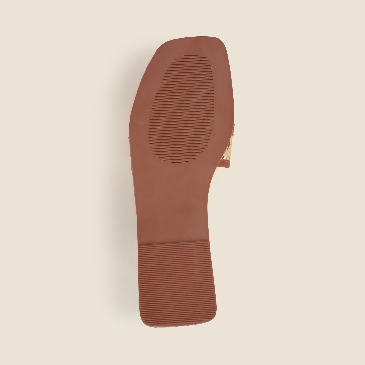 Image of METRO Women Flats Sandal (Tan, 4)