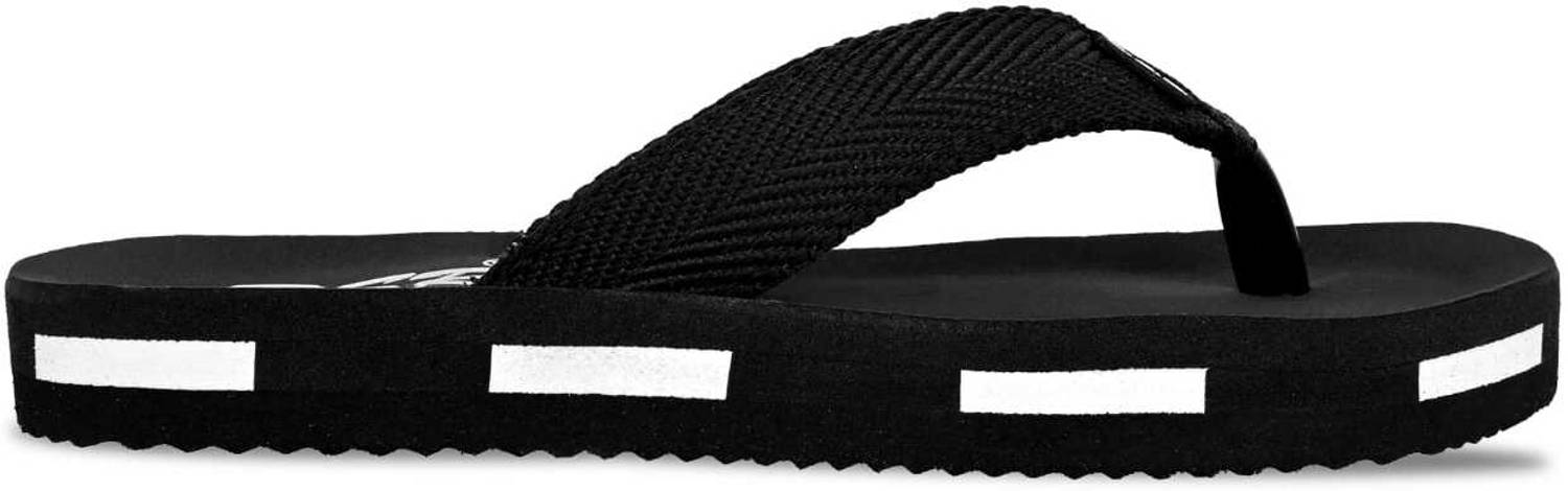 DSR Men Black Flip Flops - Image 3