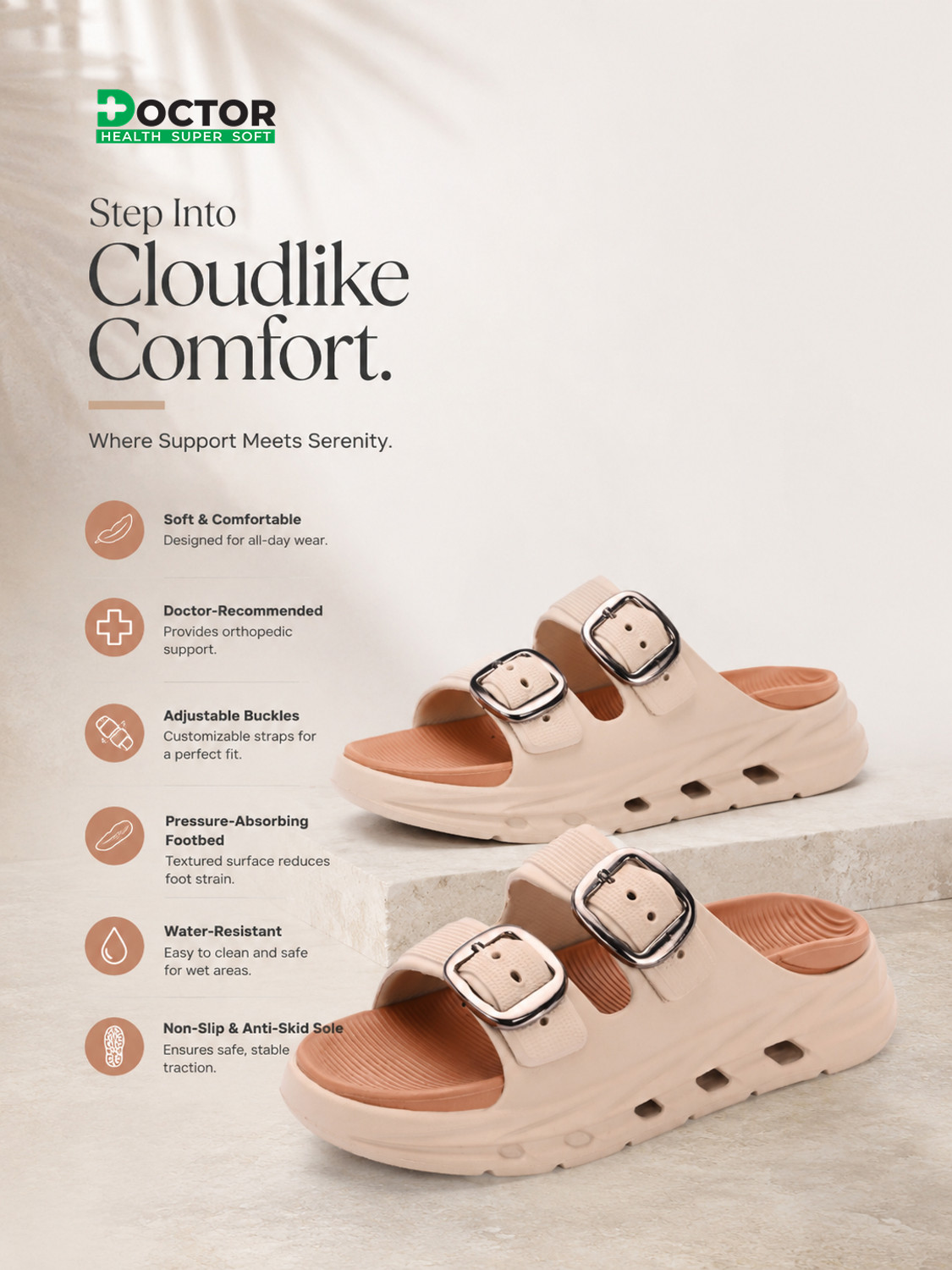 Image of Doctor Health Super Soft Women Flip Flops