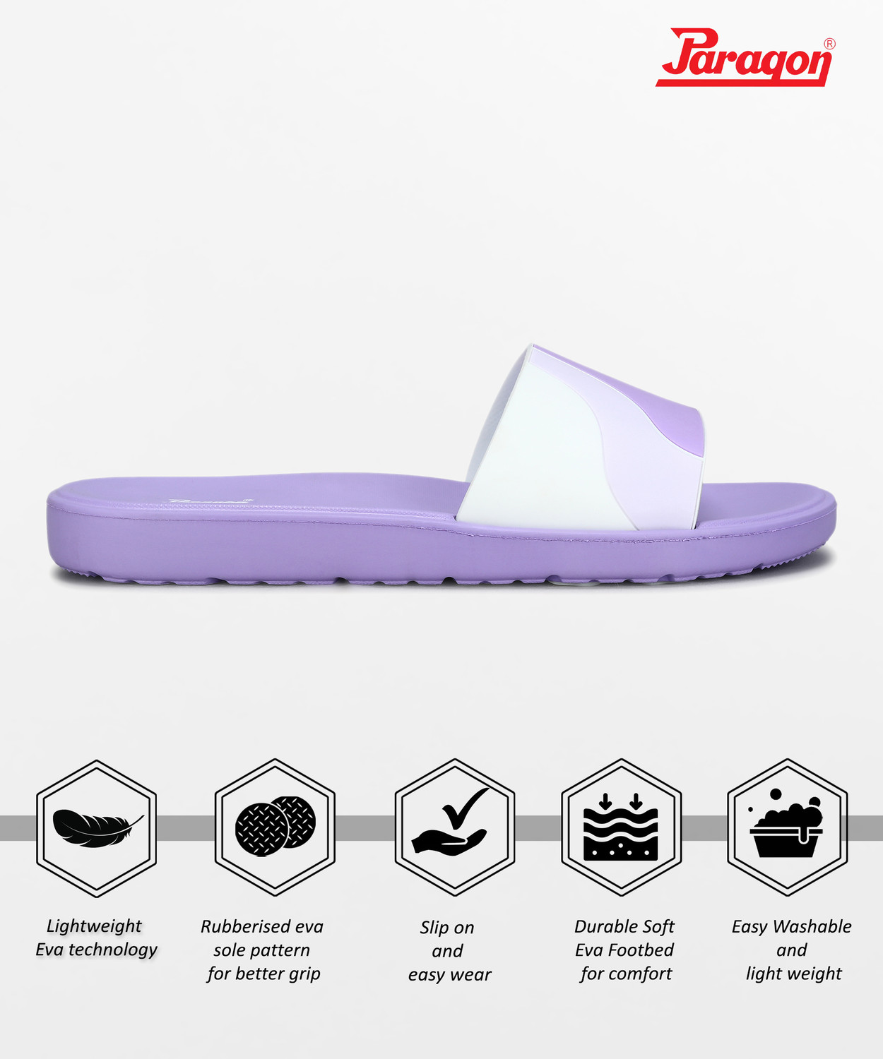 Image of Paragon Women Women Slides Trendy Fashionable Comfortable Daily Wear Stylish Slip-on Flats Slides