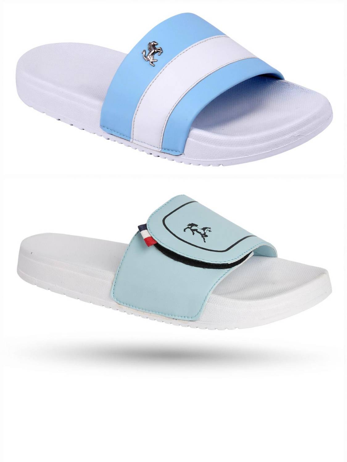 Foot Print Men Slides Multicolor - Image 1