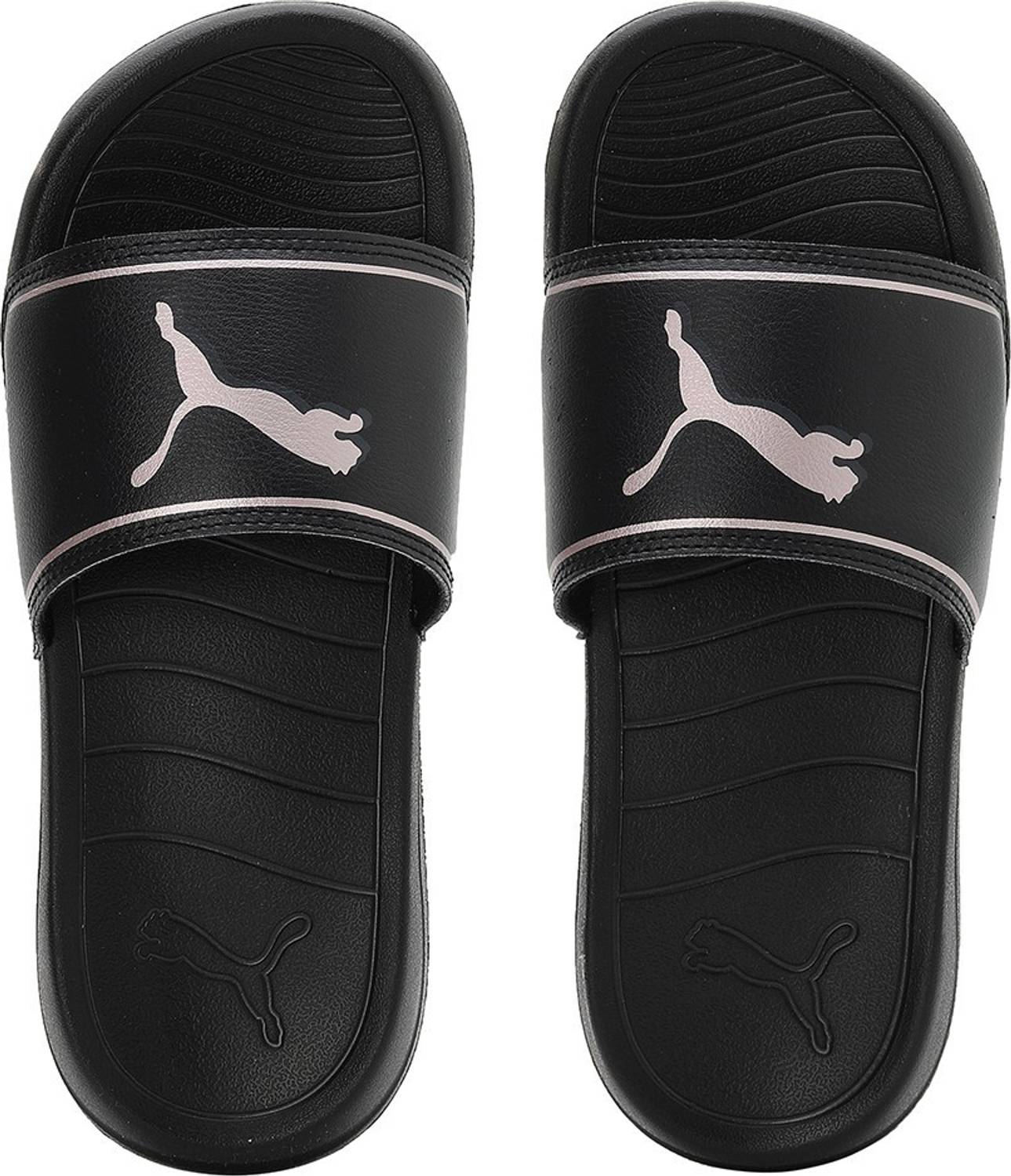 PUMA Men Marine Slides Black - Image 4
