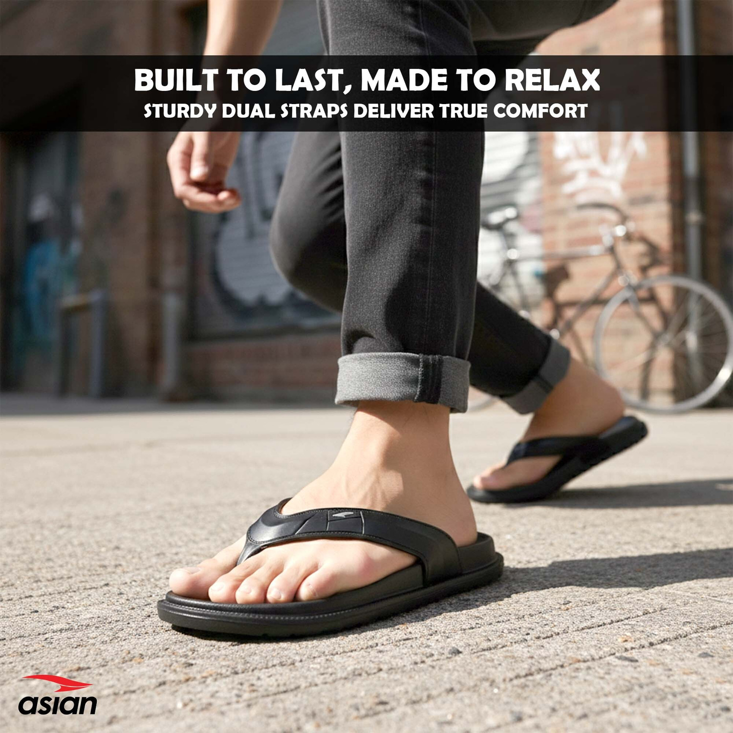 Image of asian Men Flip Flops