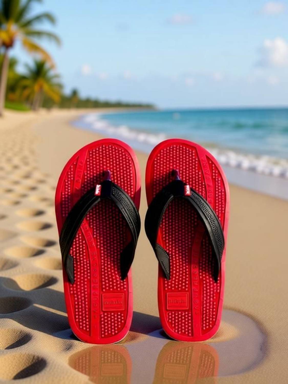 Dr. Ortho Men Accupressure Slippers Red - Image 2