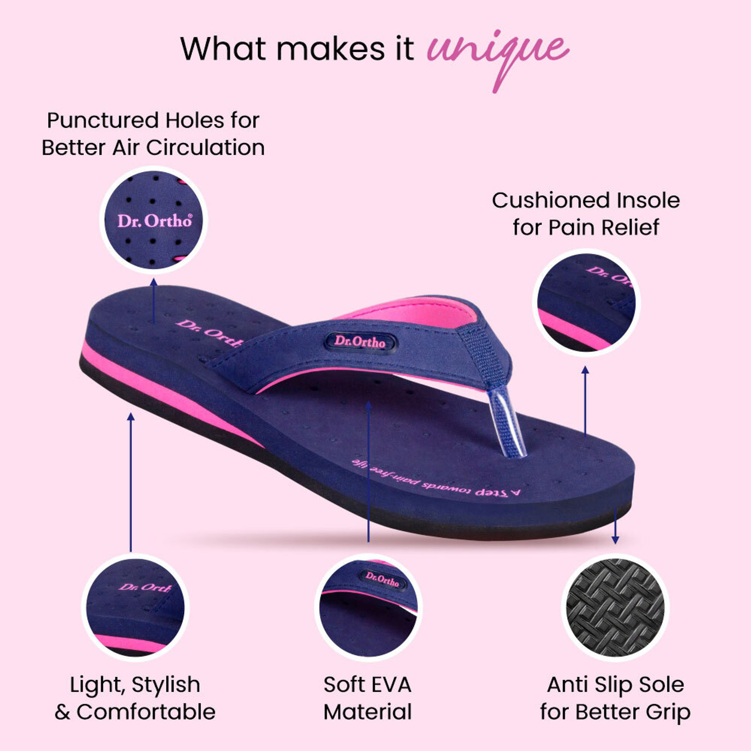 Image of Dr. Ortho Women Extra Soft Slippers