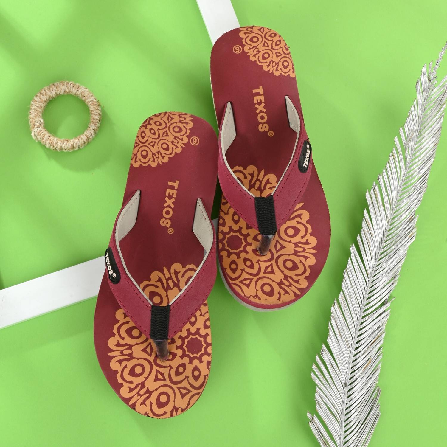 Birde Women Texos Comfortable Chappal,Slippers For Women Flip Flops
