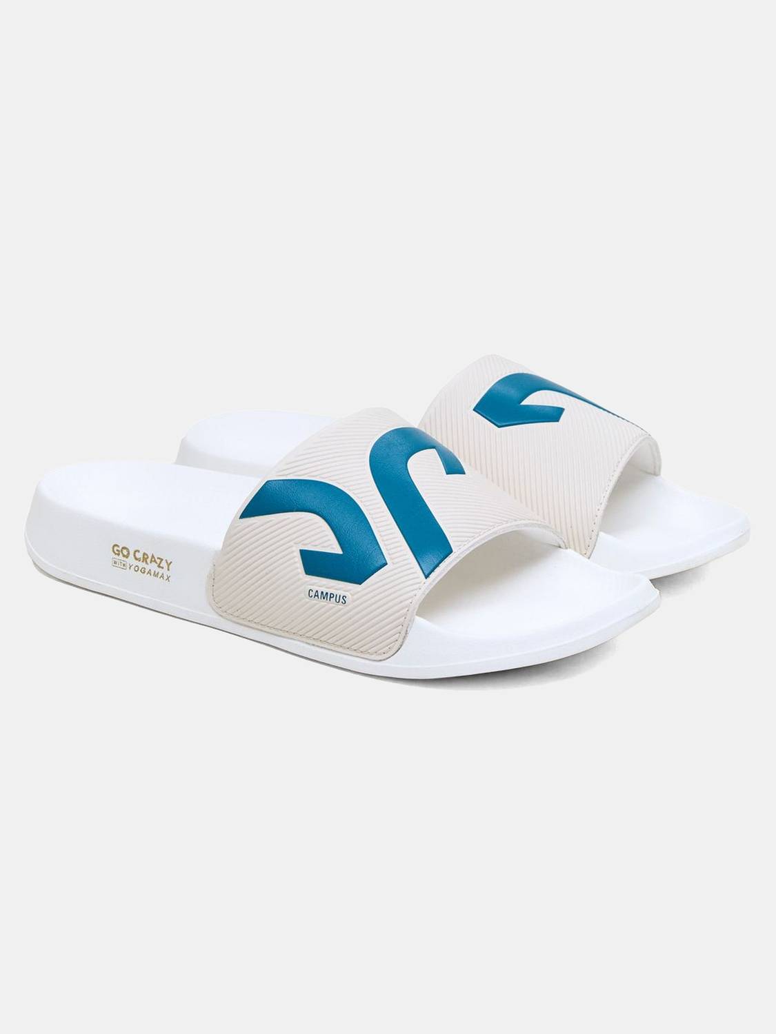 CAMPUS Men Slides White - Image 2