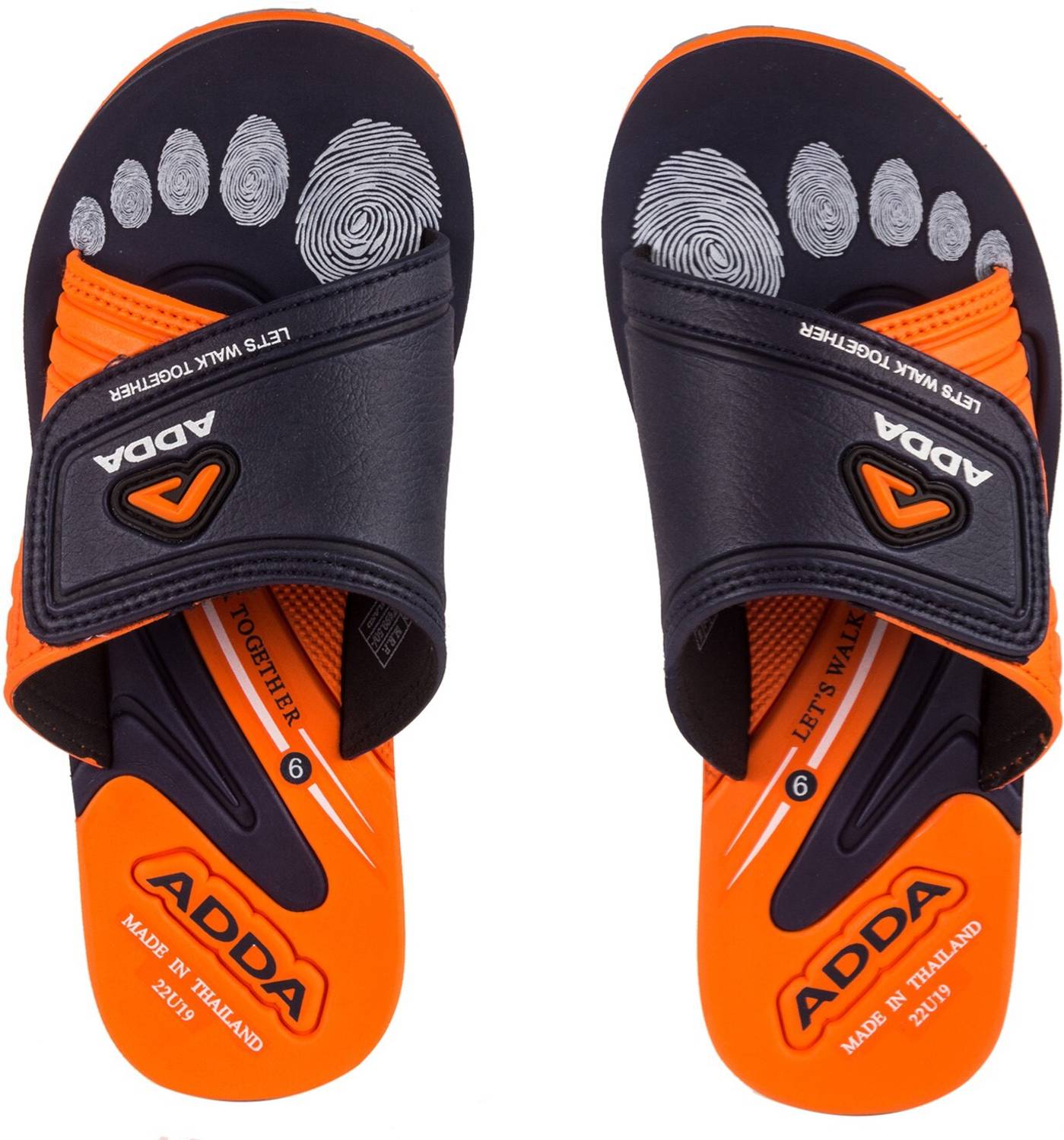 Adda Men Slippers Orange - Image 2