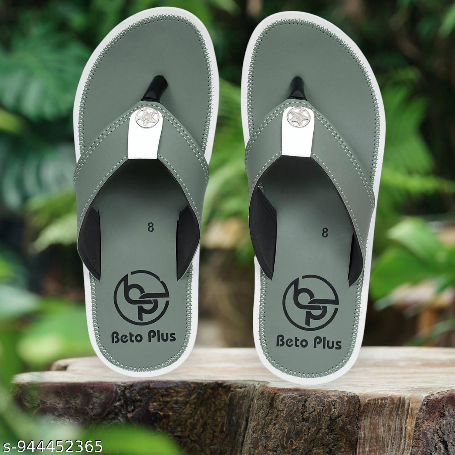 Beto Plus Men Flip Flops Green - Image 4