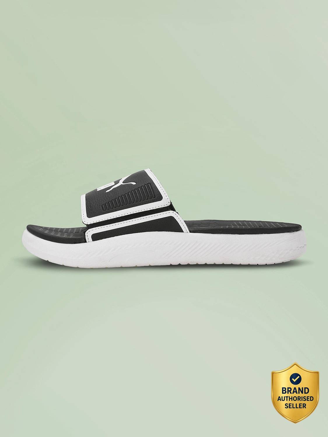 PUMA Men Softride Slide Black - Image 1