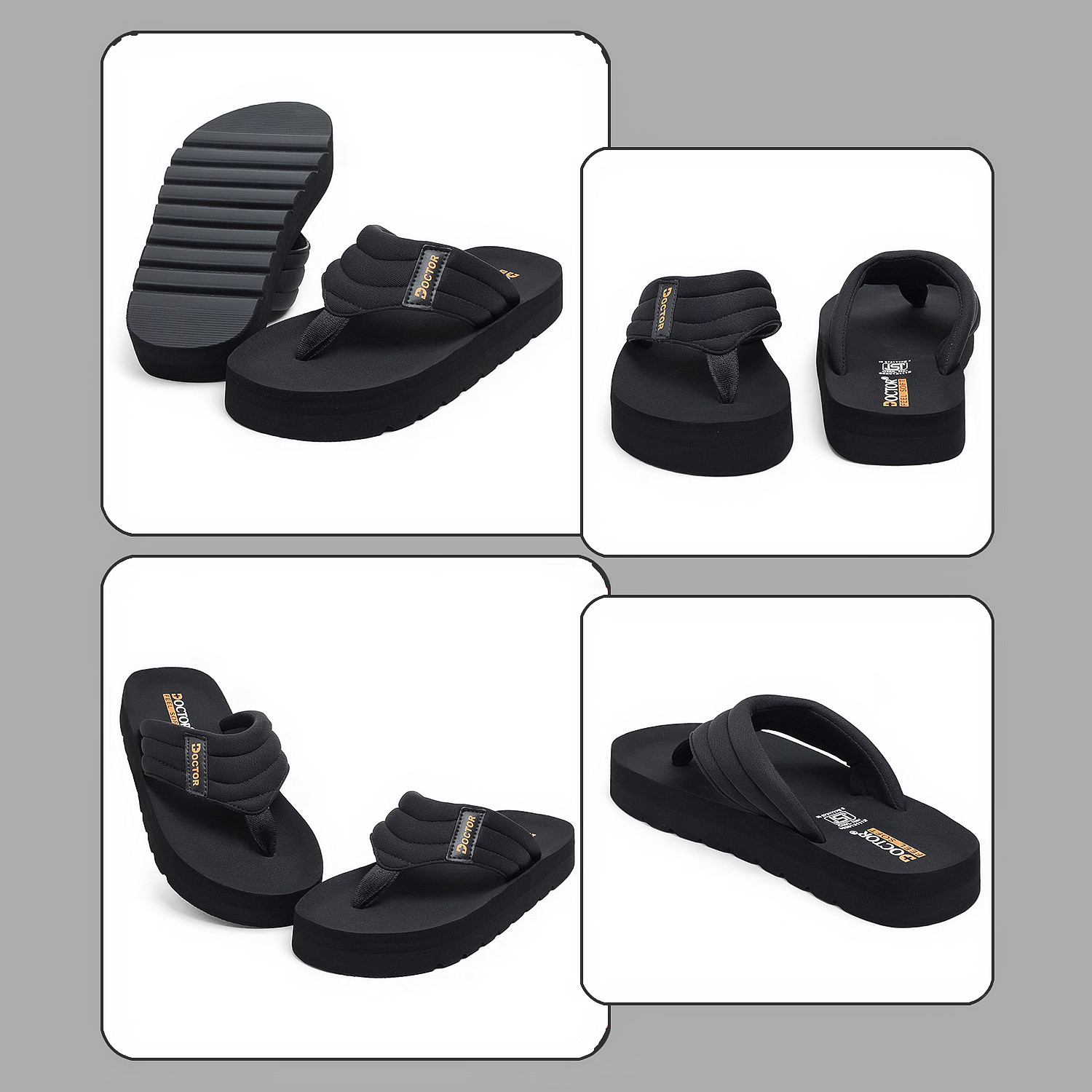 Image of DOCTOR FEEL SOFT Men Men Premium Orthopedic|Soft Cushion|EVA Sole|Lightweight|All-Day Comfort Slipper Slippers