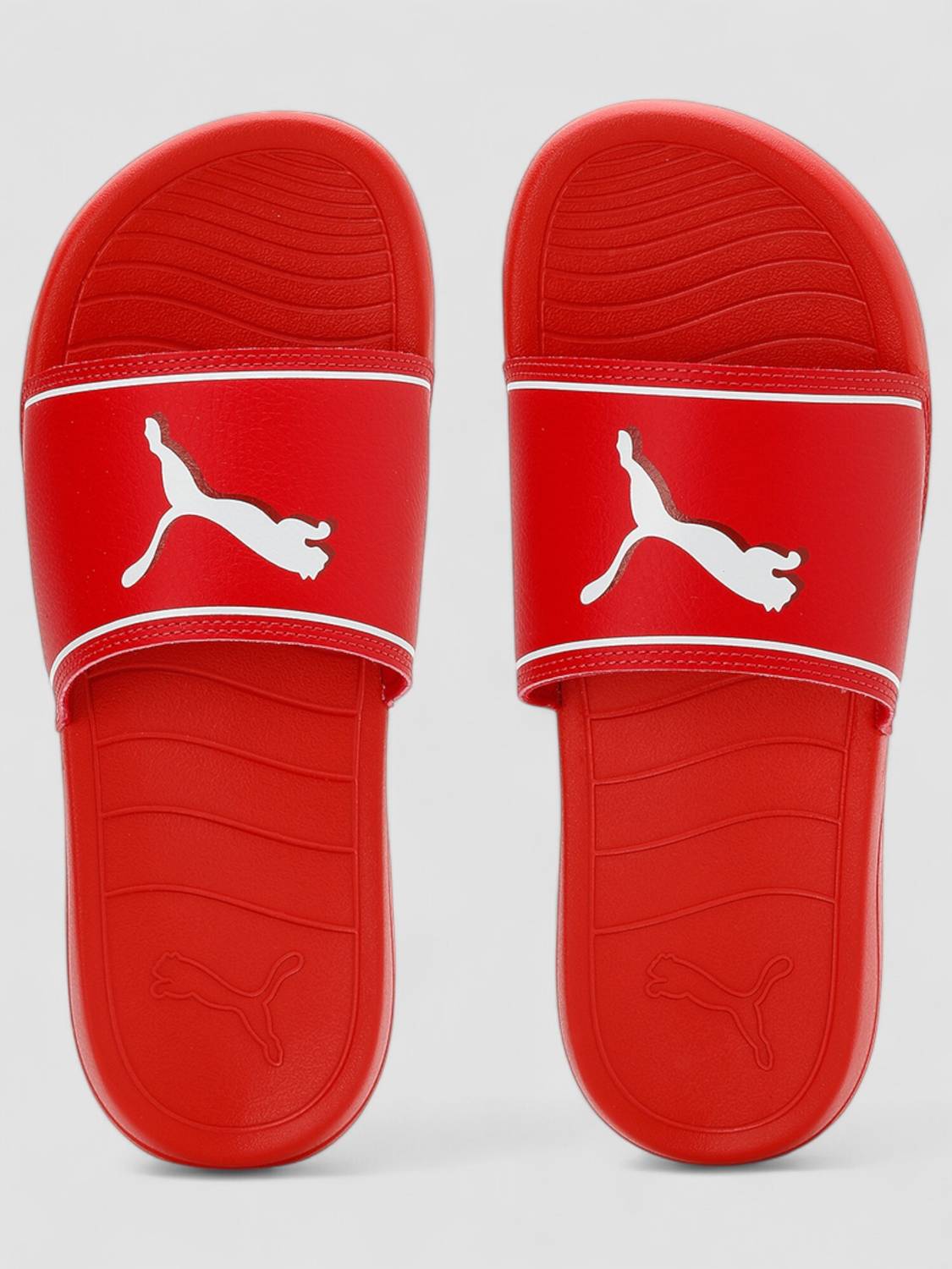PUMA Men Marine Slides Red - Image 5