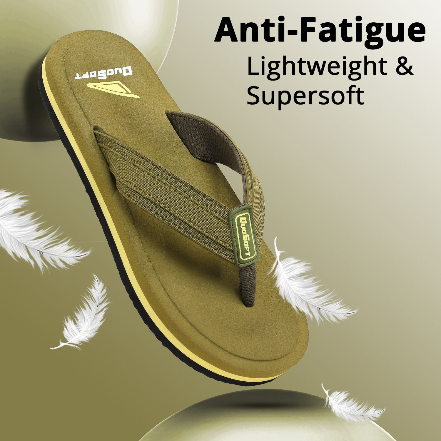 Image of DUOSOFT Men Doctor|Orthopedic|Lightweight|Antiskid Non Slip Slippers