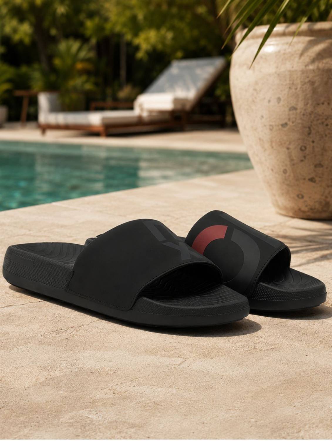 Ten x you Unisex Slides - Black