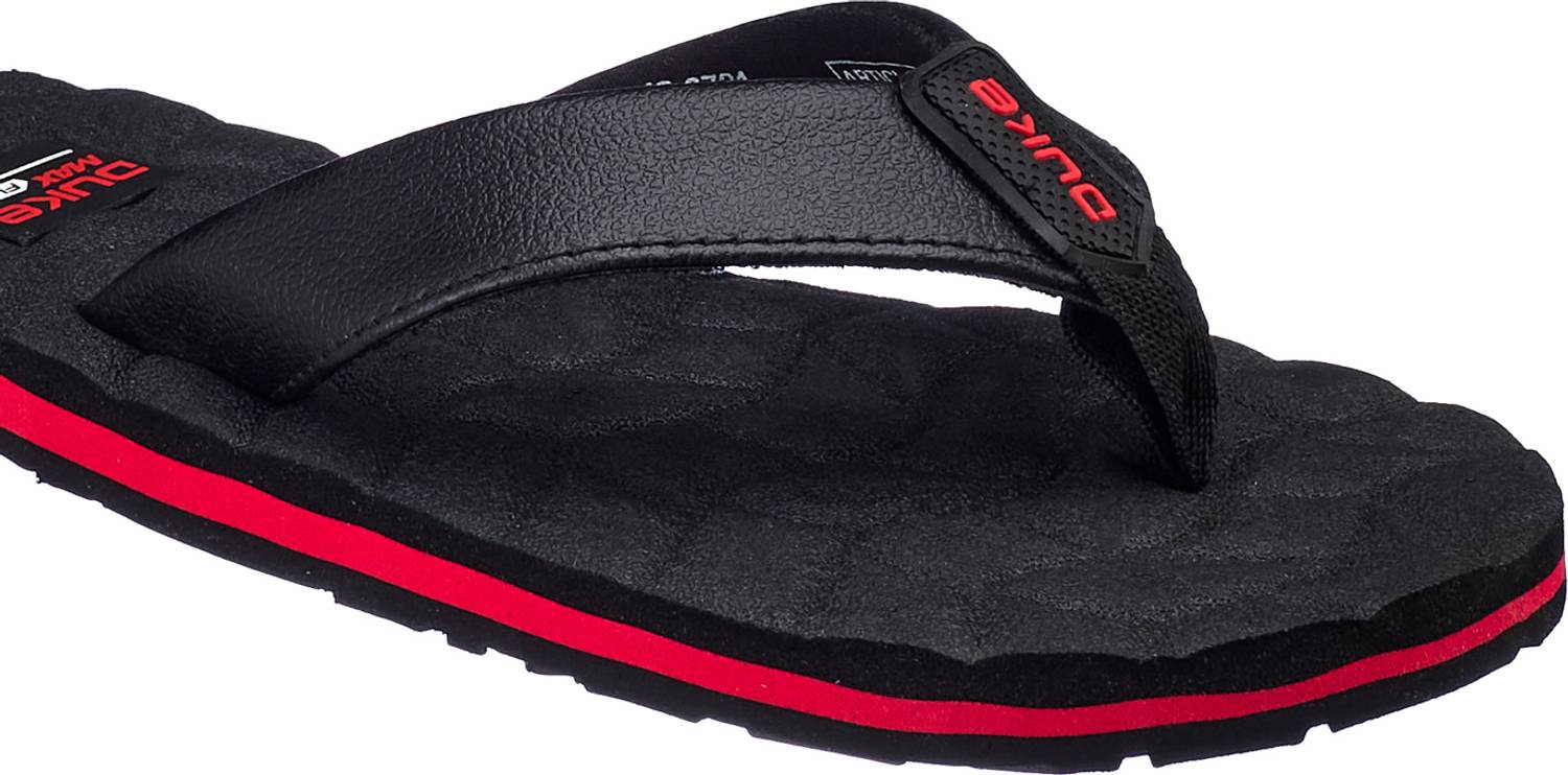 DUKE Men Black Slippers - Image 4