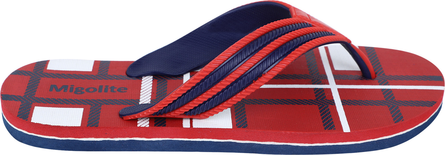 Image of MIGOLITE Men Migolite Men s Stylish Checked Flip Flops Soft Sole Casual Comfort Slippers
