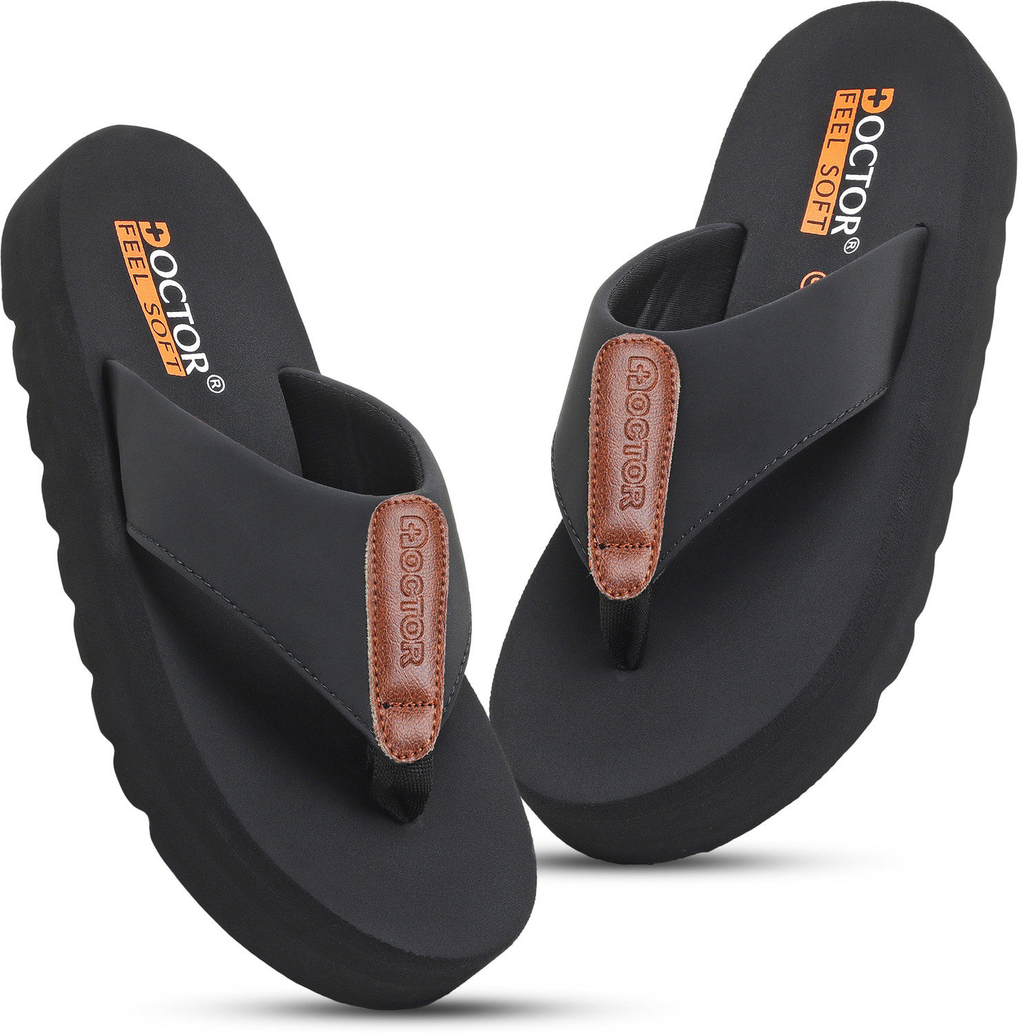 Image of DOCTOR FEEL SOFT Men Men Orthopedic Slippers for Men Flexible Soft Cushion Sole Slippers Slippers