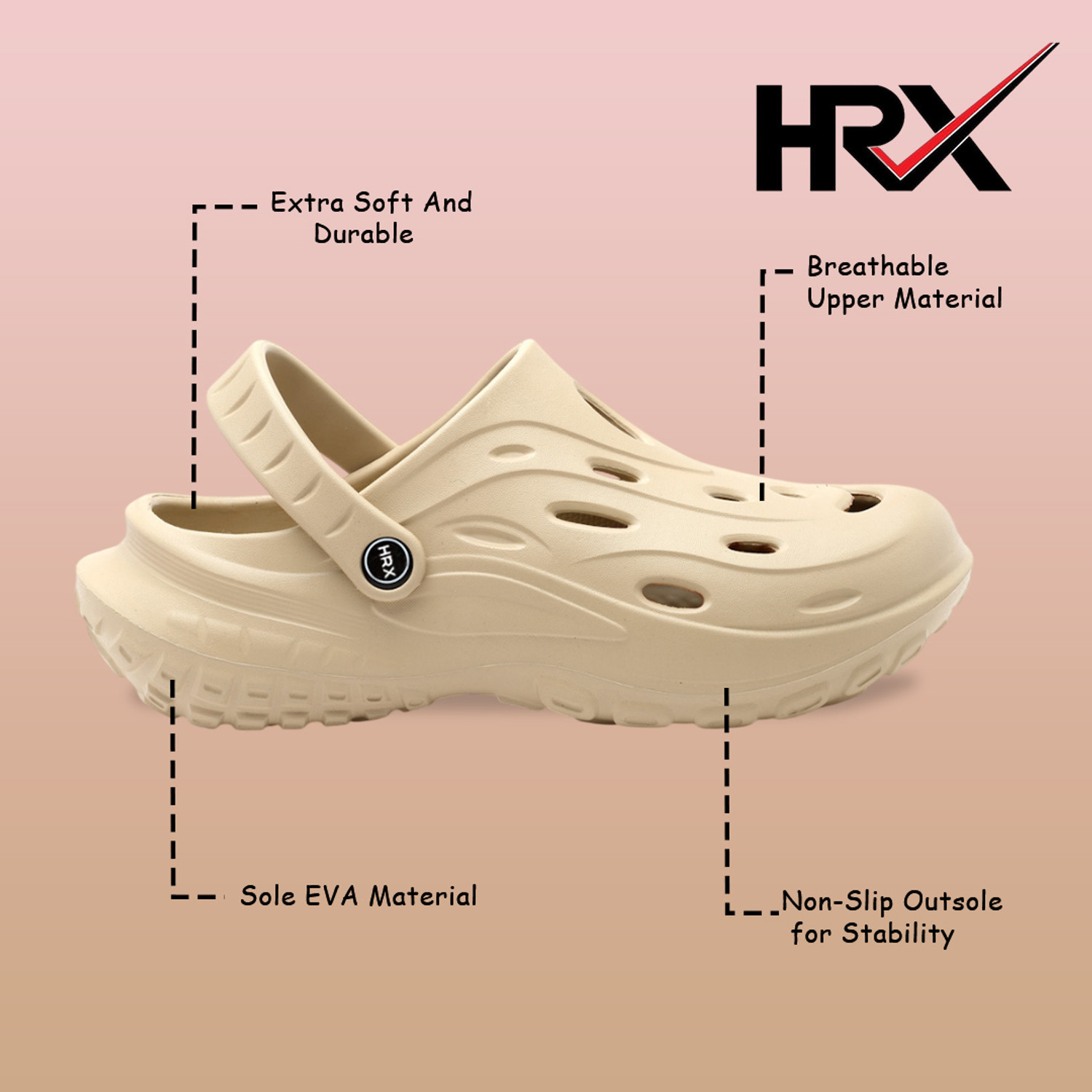 Image of HRX by Hrithik Roshan Men Flip Flops