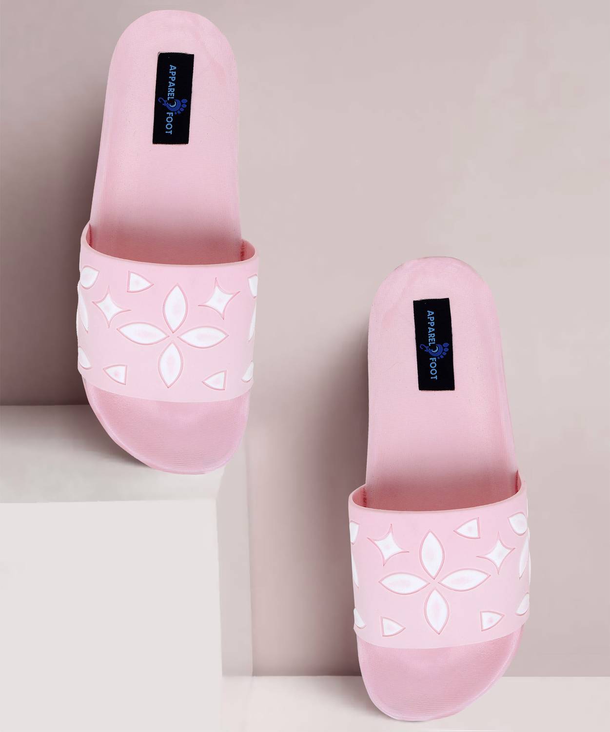 Apparel4Foot Women Flip flops for girls women Flower Printed Slippers| Women Home Slides| Girls Casual Chappals| Girls Footwear| Perfect Flipflops For Daily Wear| Walking Slippers for girls women Slides