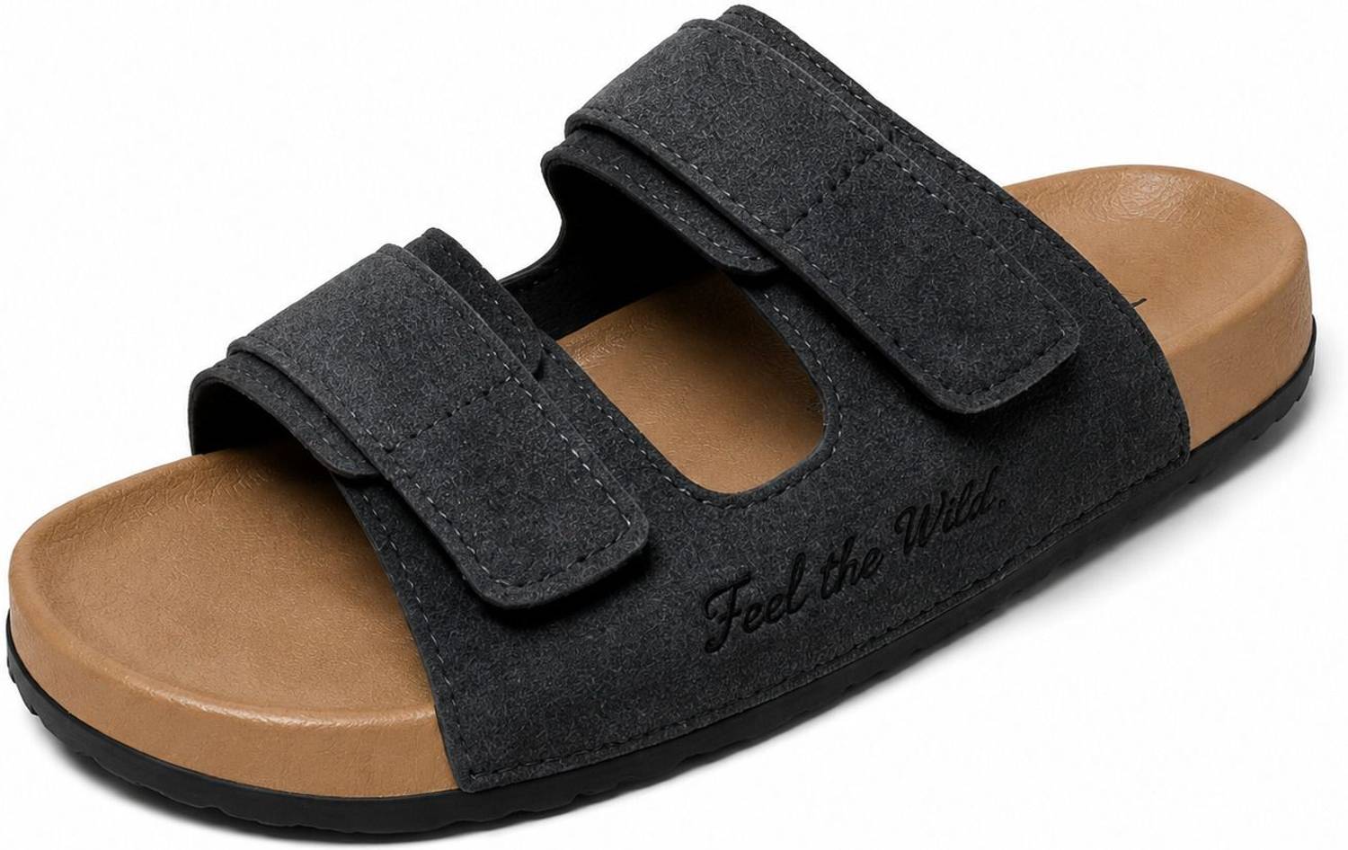 kFashino Men Slides - Black