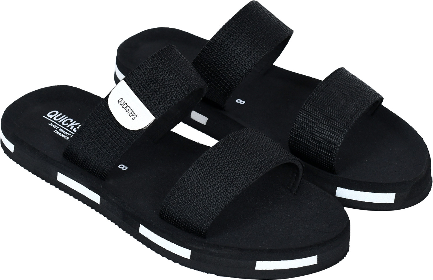 Image of QUICKSTEPS Men Slippers (Black, 10)
