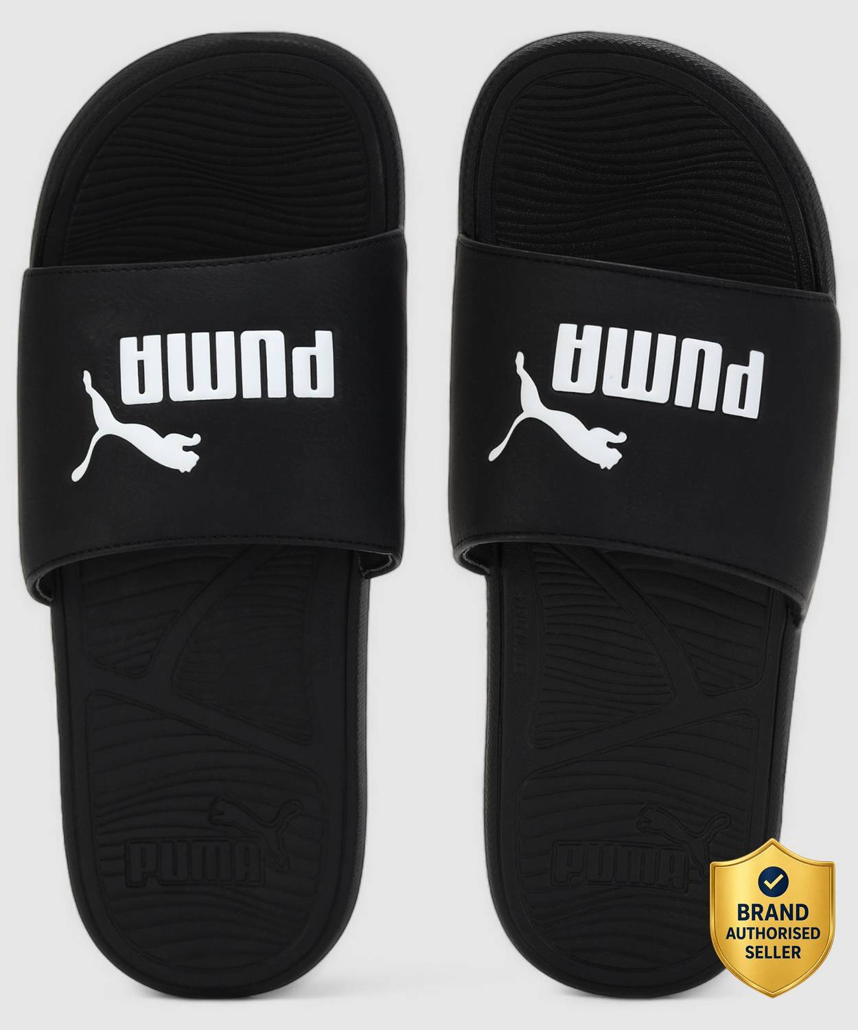 PUMA Men Cool Cat 2.0 BX Slides Black - Image 1