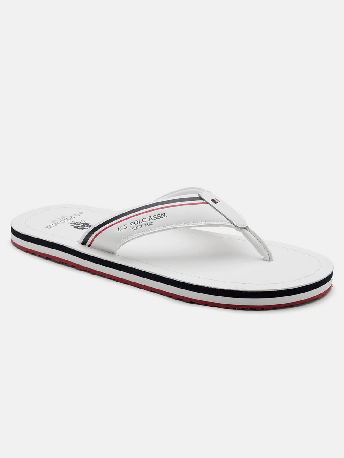 U.S. POLO ASSN. Men White Slippers - Image 3