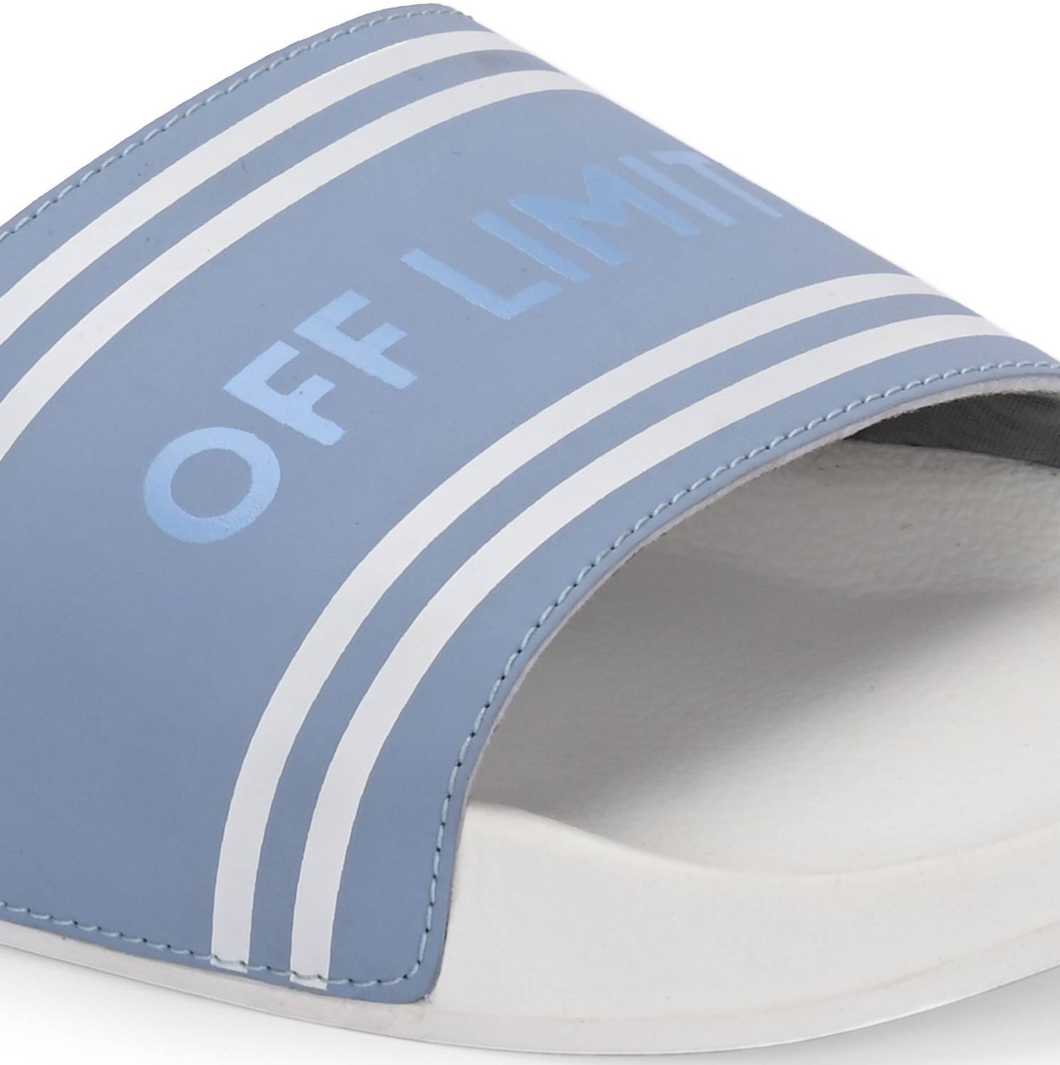 OFF LIMITS Men Blue Slides - Image 4