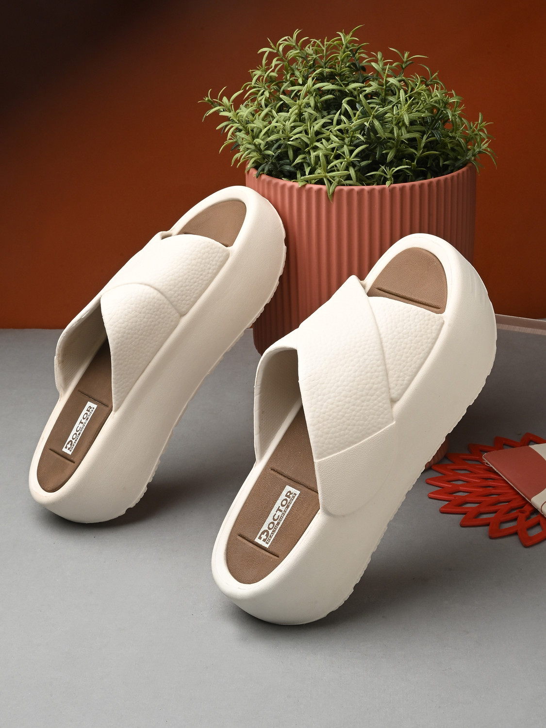 Image of Doctor Health Super Soft Women Orthopaedic Comfort|Soft|EVA Sole|Anti-Skid|Comfort|Daily Wear Slides