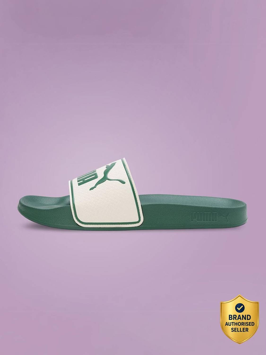 PUMA Men Leadcat 2.0 Slides Green - Image 1