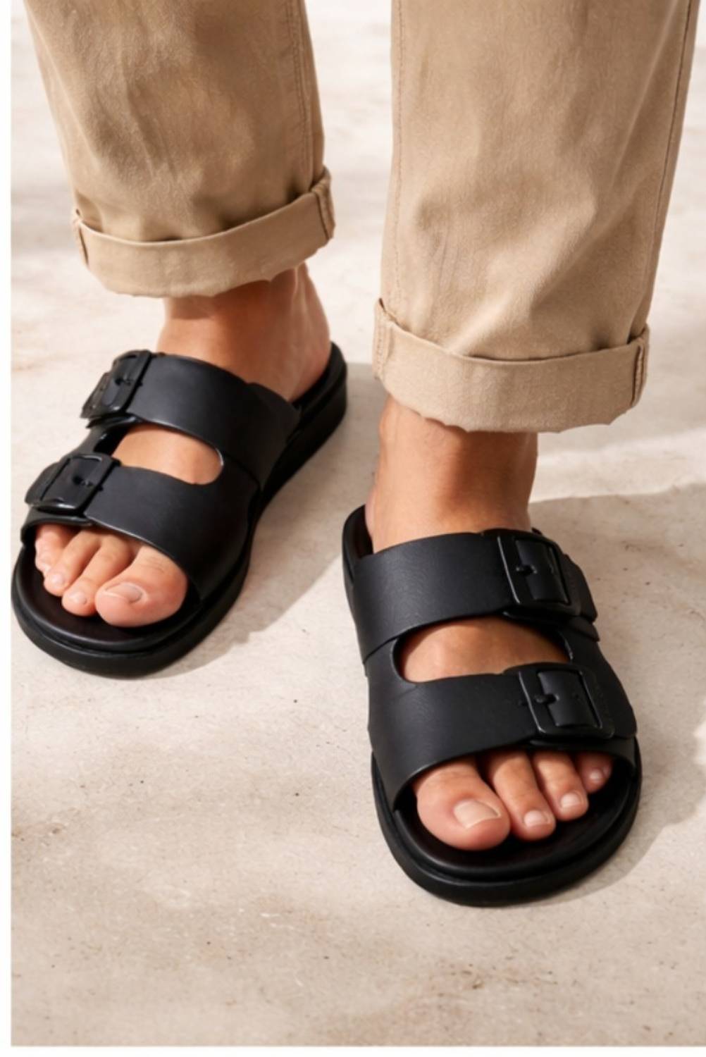 FLITE Men Slides Black - Image 5