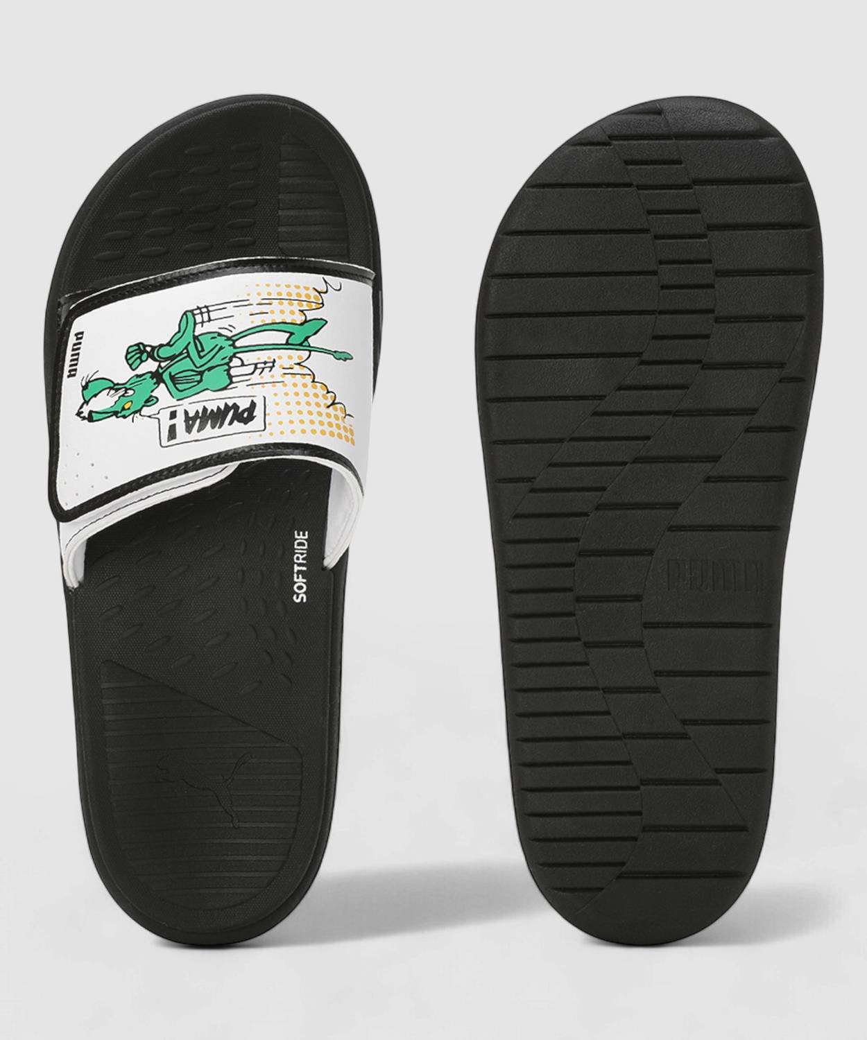 PUMA Men Softride Slide Super Slides Black - Image 5