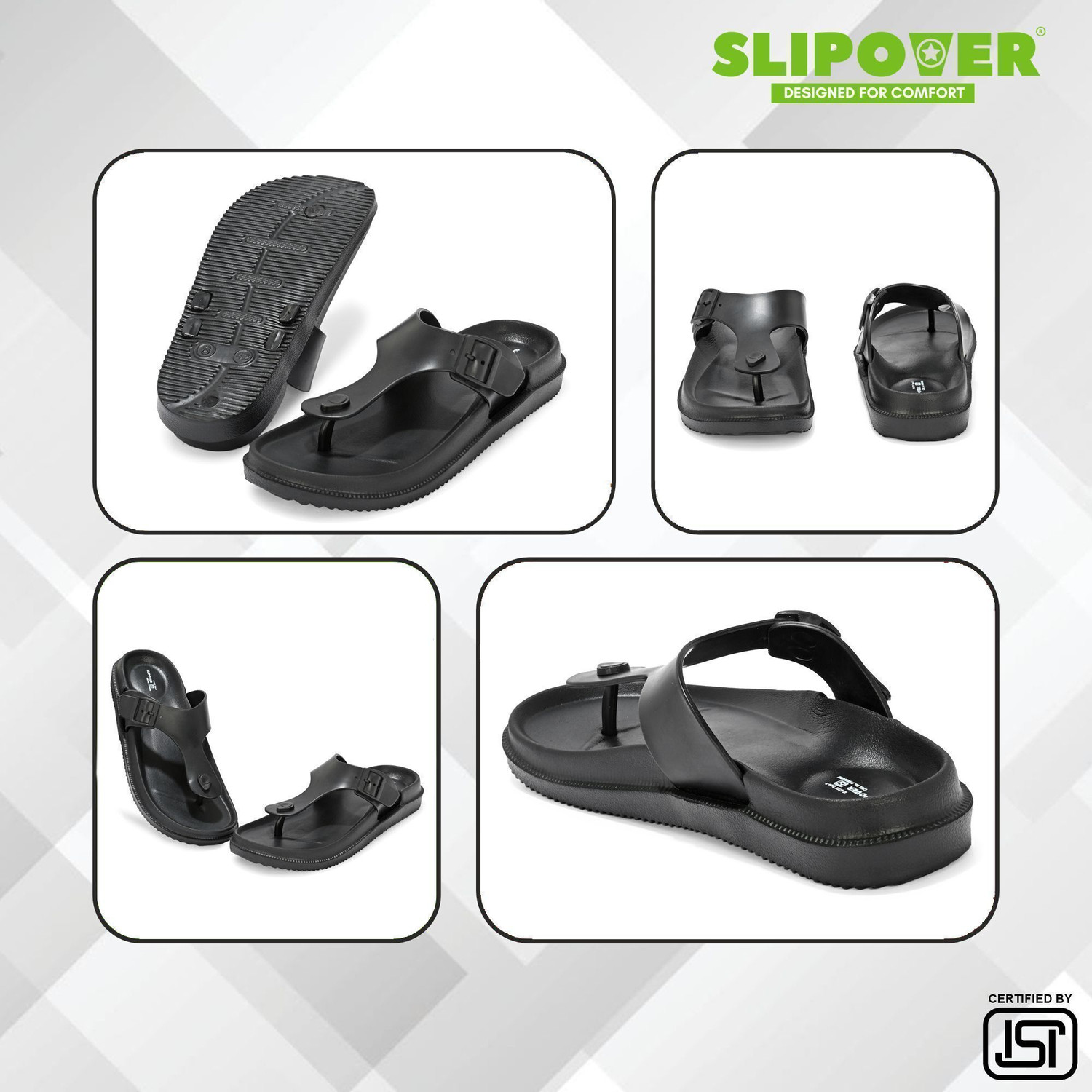 Image of slipover Men Soft Trending Comfortable Chappal Lightweight Casual Slippers for Daily Wear Flip Flops