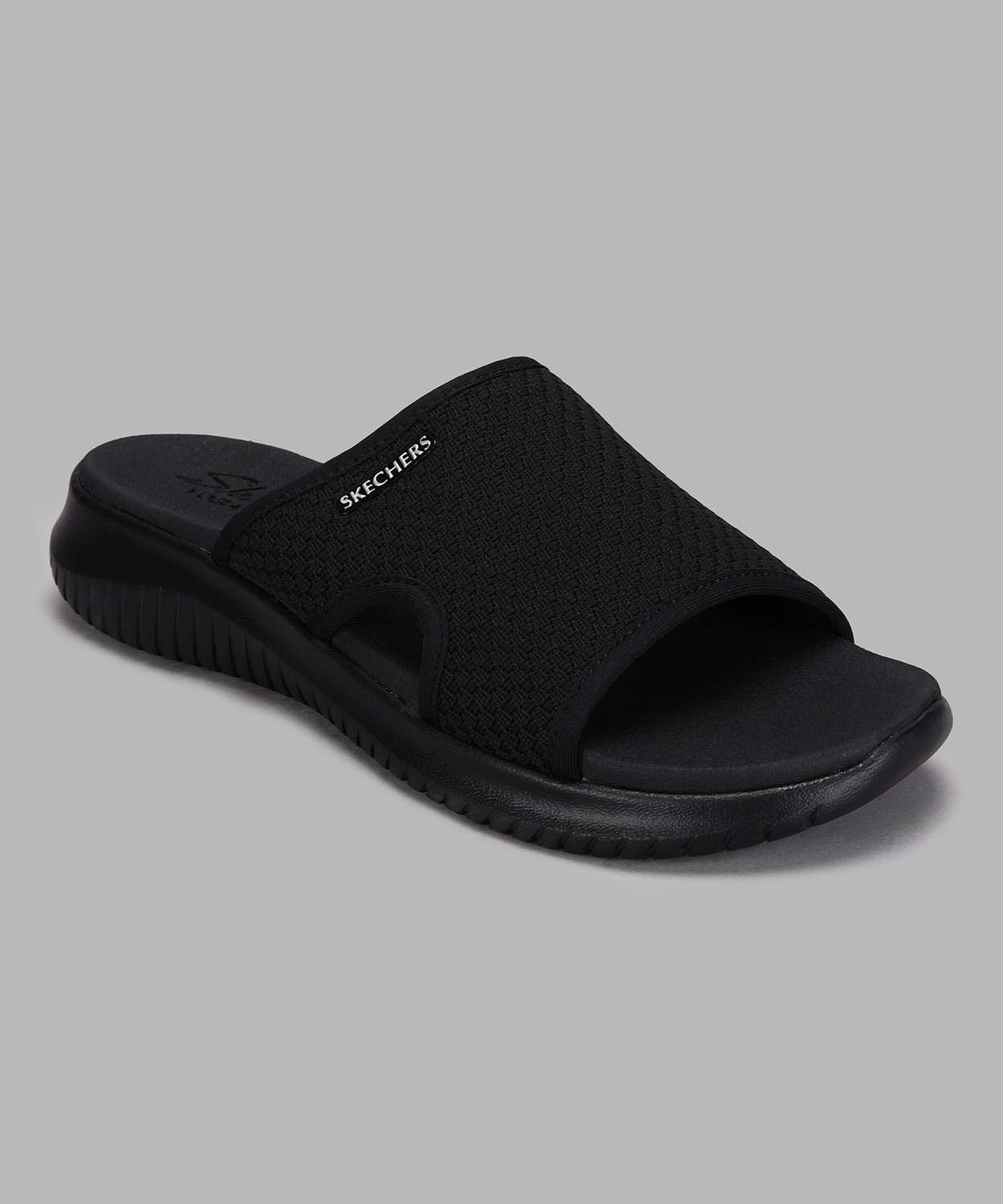 Image of Skechers Women Slides (Black, 3)