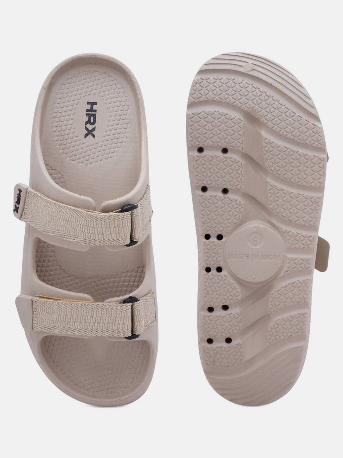 HRX by Hrithik Roshan Men Beige Slippers - Image 2